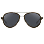 Phillip Lim Men's Sunglasses Brown and Fog Green