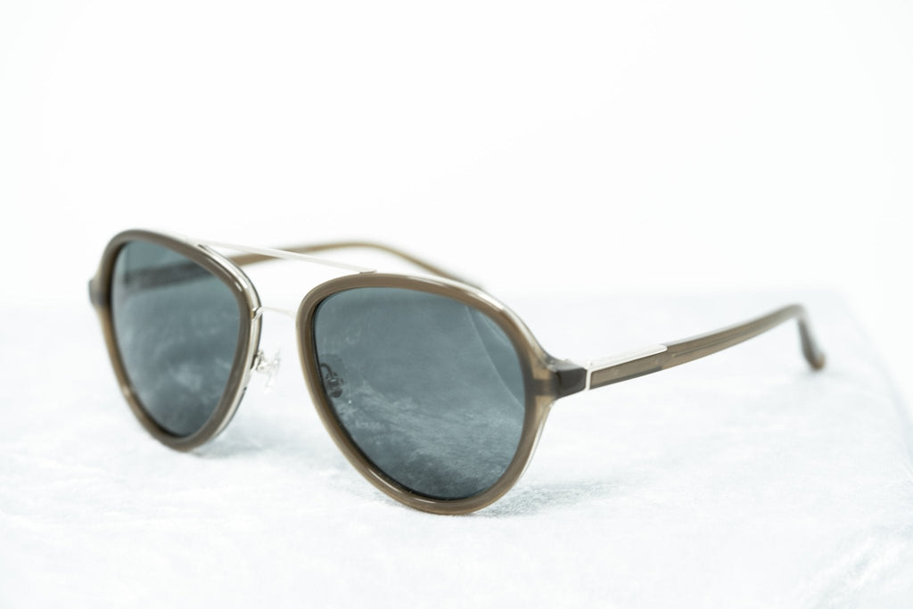 Phillip Lim Men's Sunglasses Brown and Fog Green
