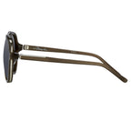 Phillip Lim Men's Sunglasses Brown and Fog Green