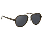 Phillip Lim Men's Sunglasses Brown and Fog Green