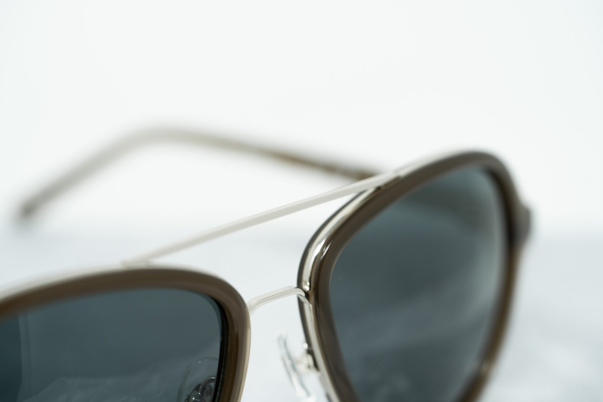 Phillip Lim Men's Sunglasses Brown and Fog Green