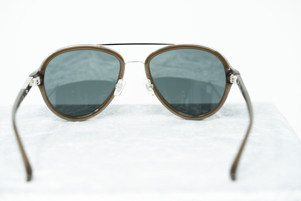 Phillip Lim Men's Sunglasses Brown and Fog Green
