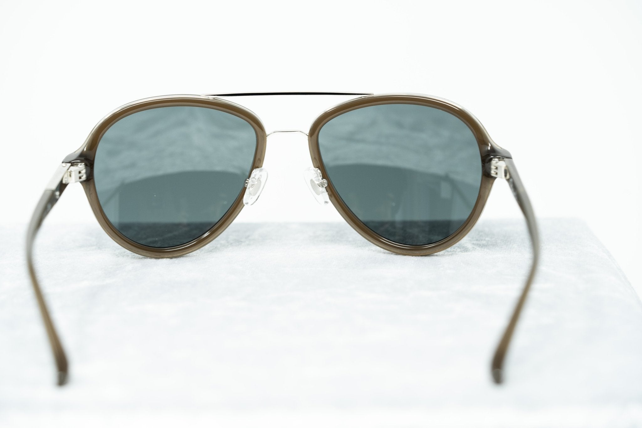 Phillip Lim Men's Sunglasses Brown and Fog Green