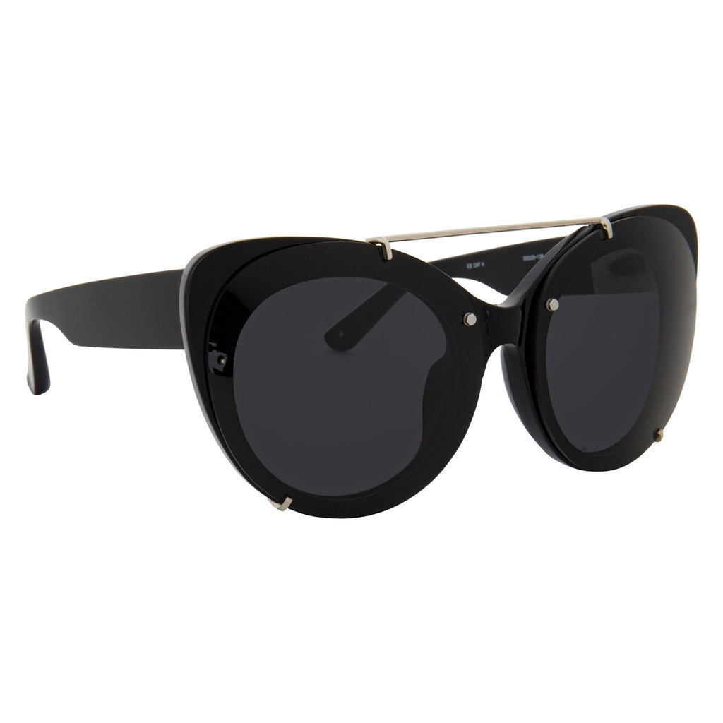 Phillip Lim Ladies Sunglasses Cat Eye Black