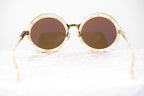 Phillip Lim Ladies Sunglasses Round Horn and Bronze