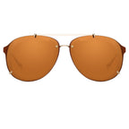 Phillip Lim Sunglasses Light Gold and Rust