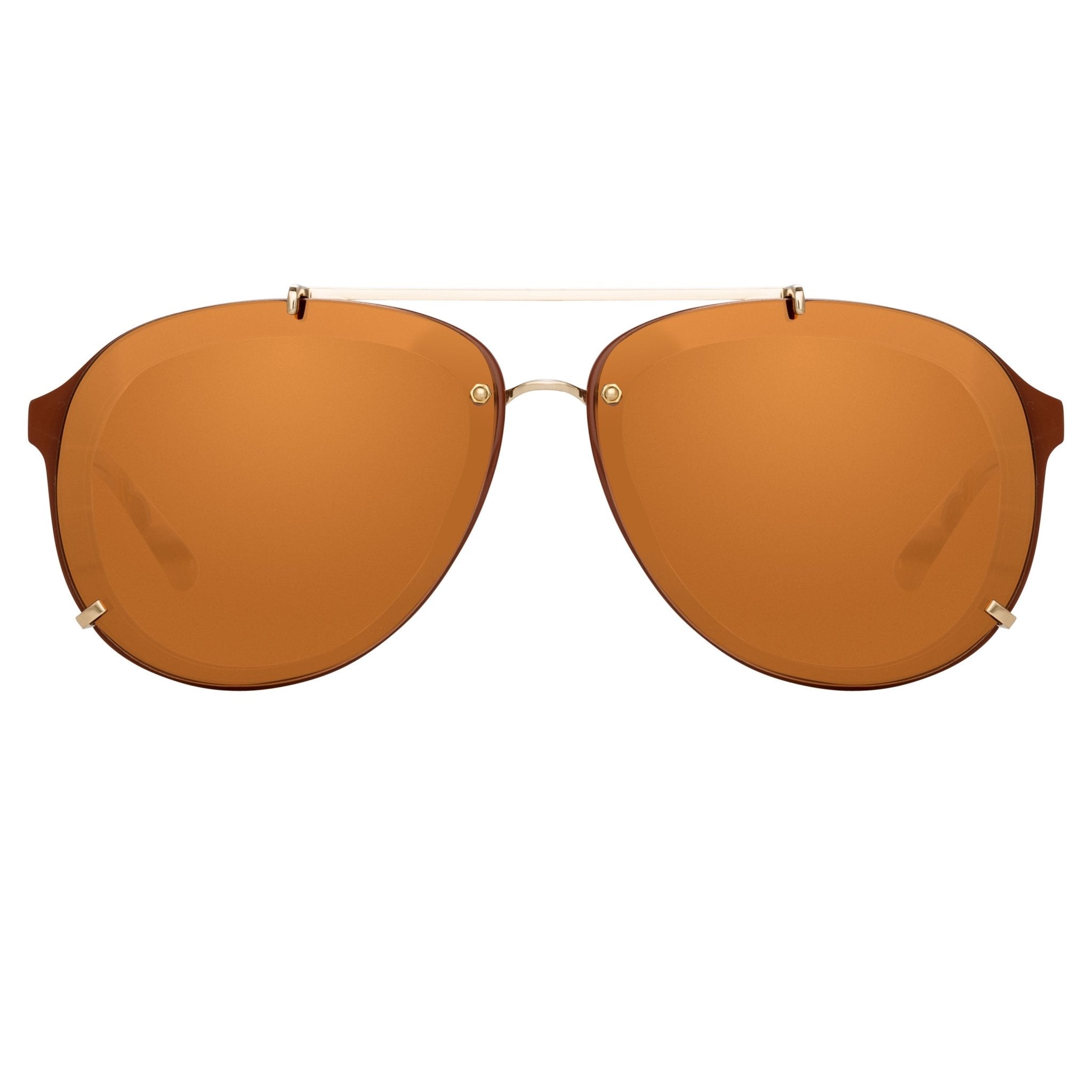 Phillip Lim Sunglasses Light Gold and Rust