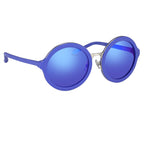 Phillip Lim Sunglasses Round Blue and Electric Blue