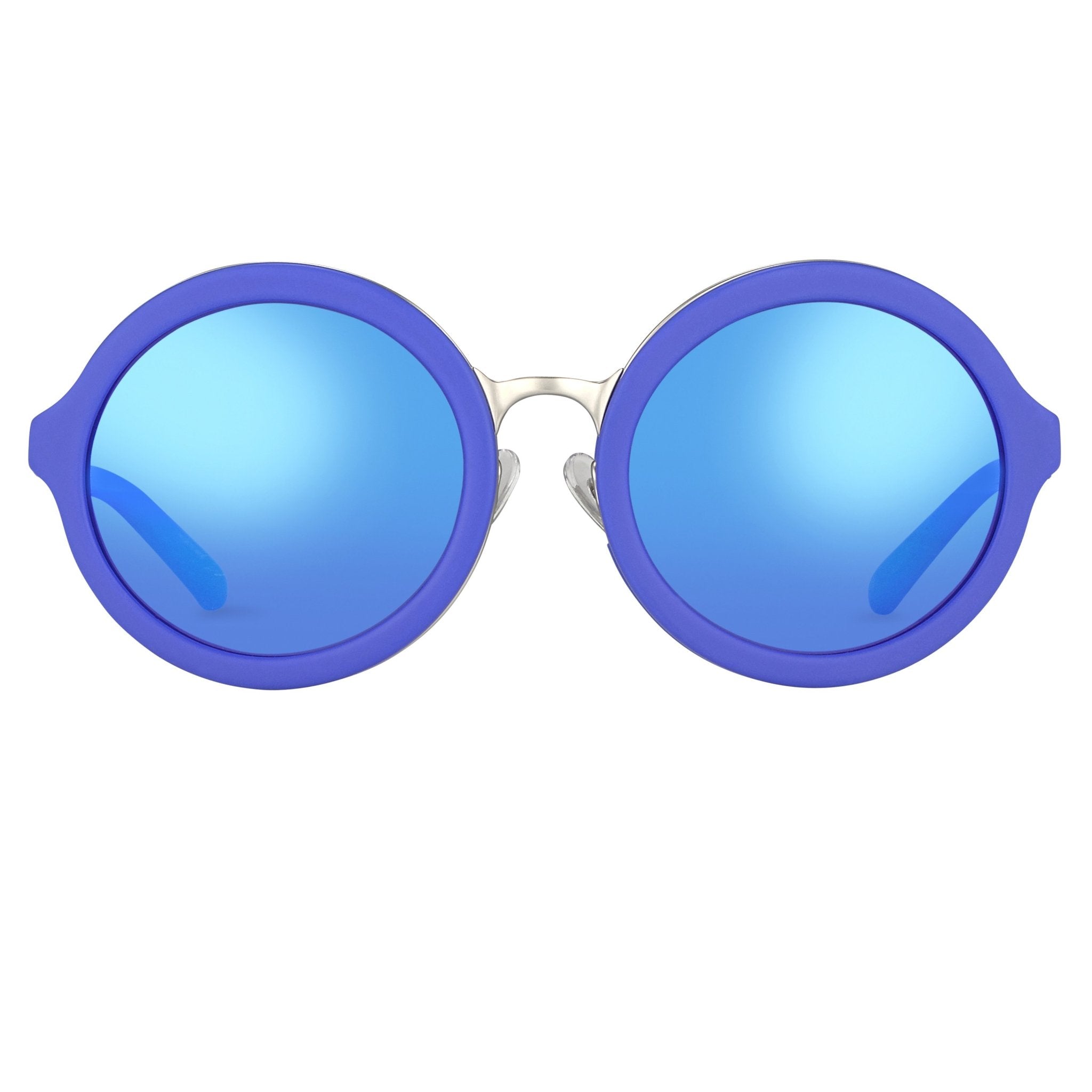 Phillip Lim Sunglasses Round Blue and Electric Blue