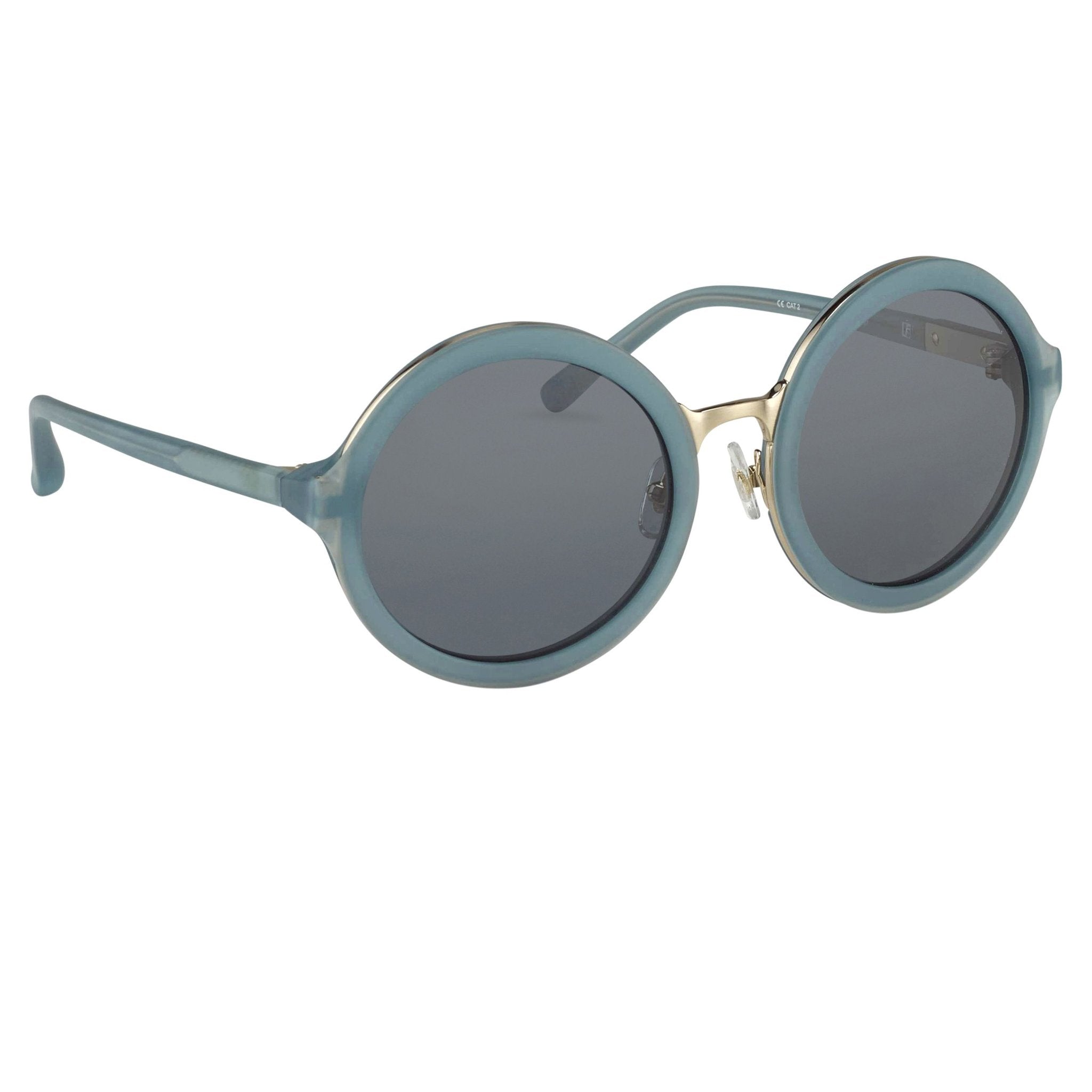 Phillip Lim Sunglasses Round Blue and Navy Blue