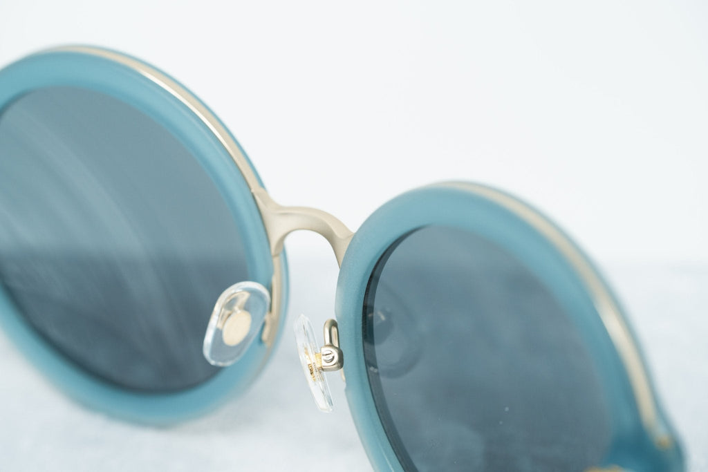 Phillip Lim Sunglasses Round Blue and Navy Blue