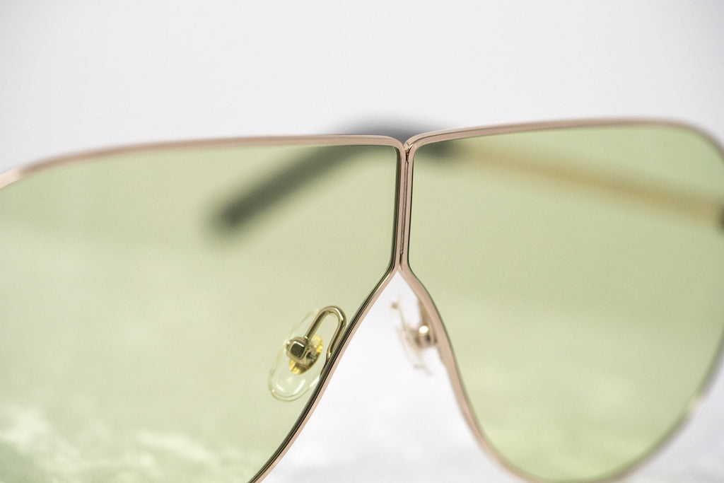 Phillip Lim Sunglasses Shield Gold and Light Green