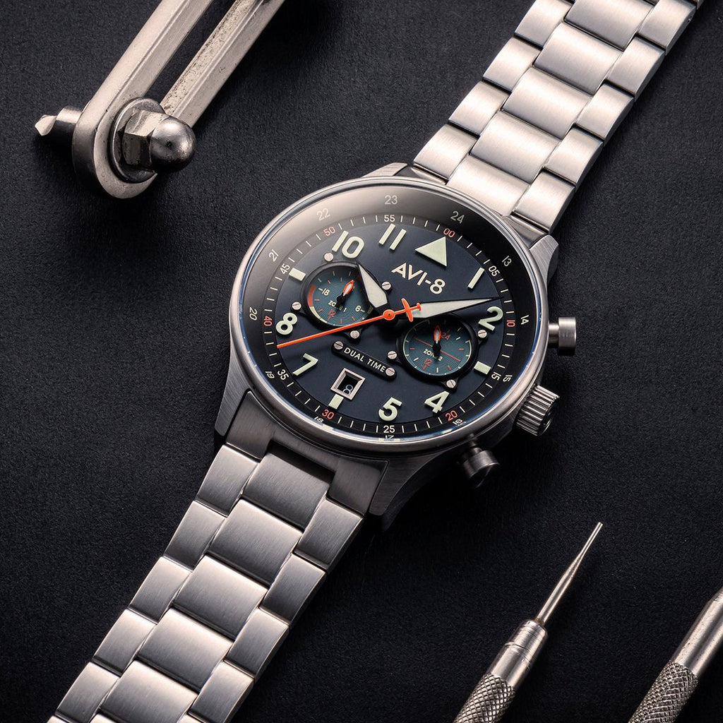 AVI-8 Carey Dual Time Gutersloh Watch