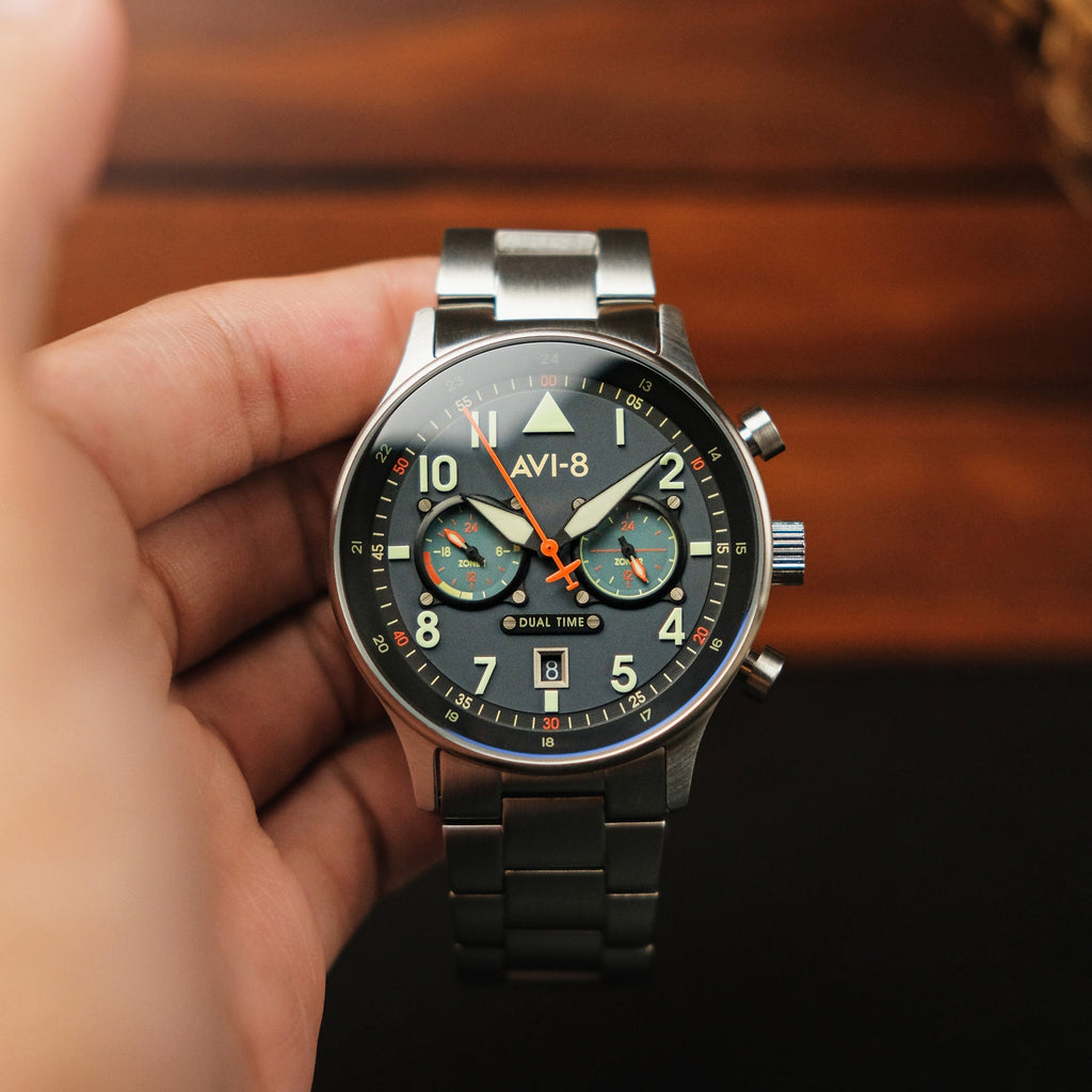 AVI-8 Carey Dual Time Gutersloh Watch