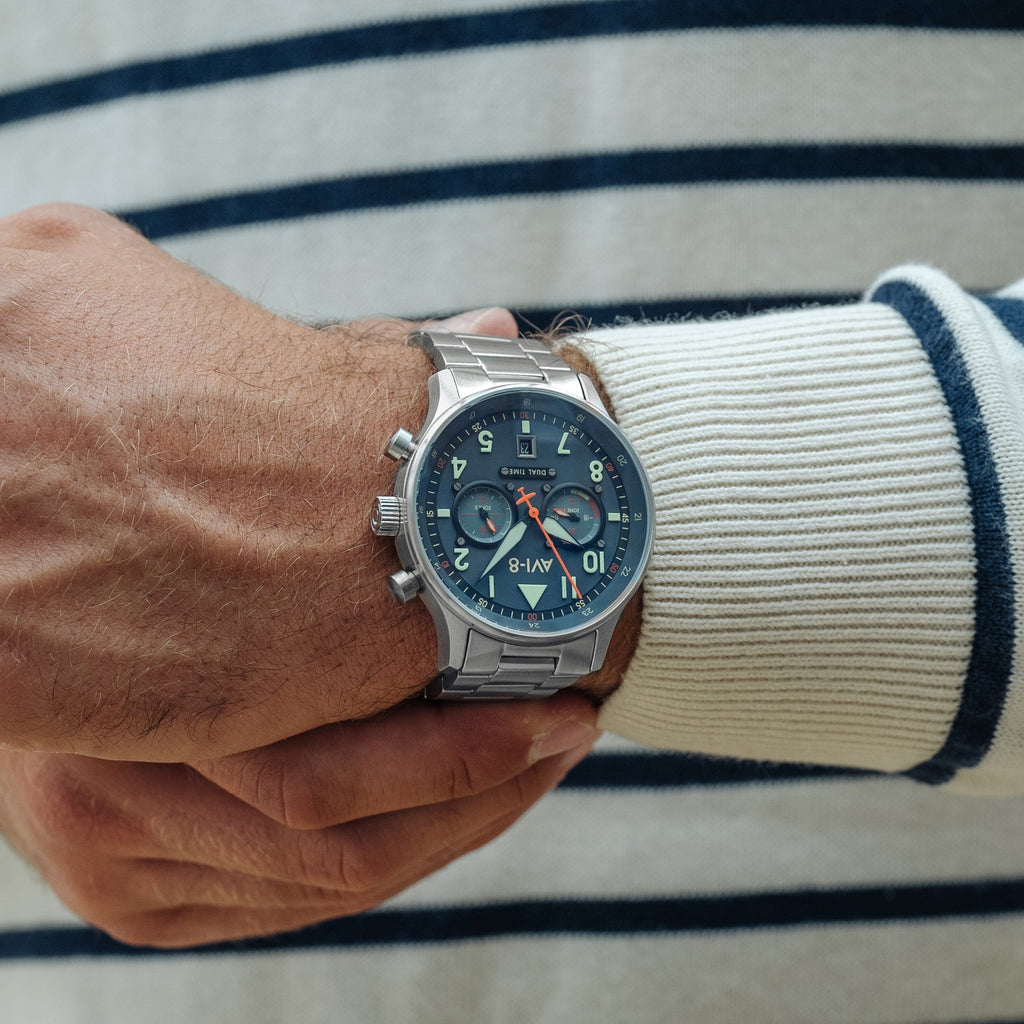 AVI-8 Carey Dual Time Gutersloh Watch
