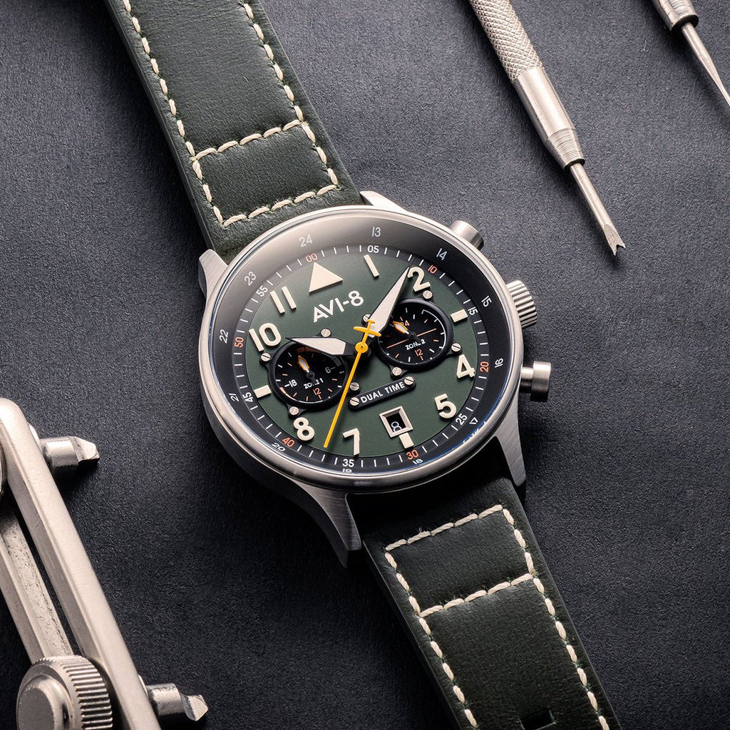 AVI-8 Carey Dual Time Merville Watch