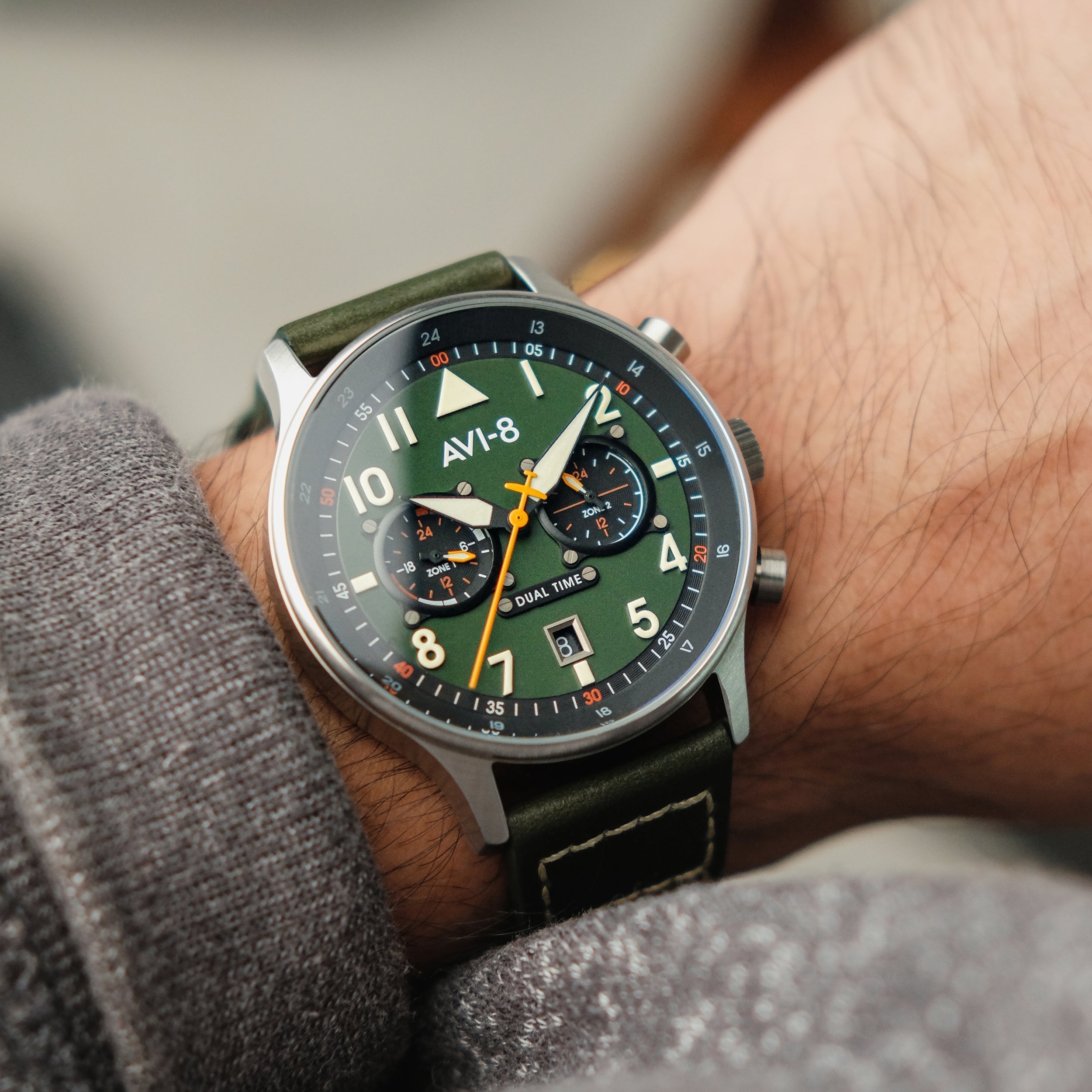 AVI-8 Carey Dual Time Merville Watch