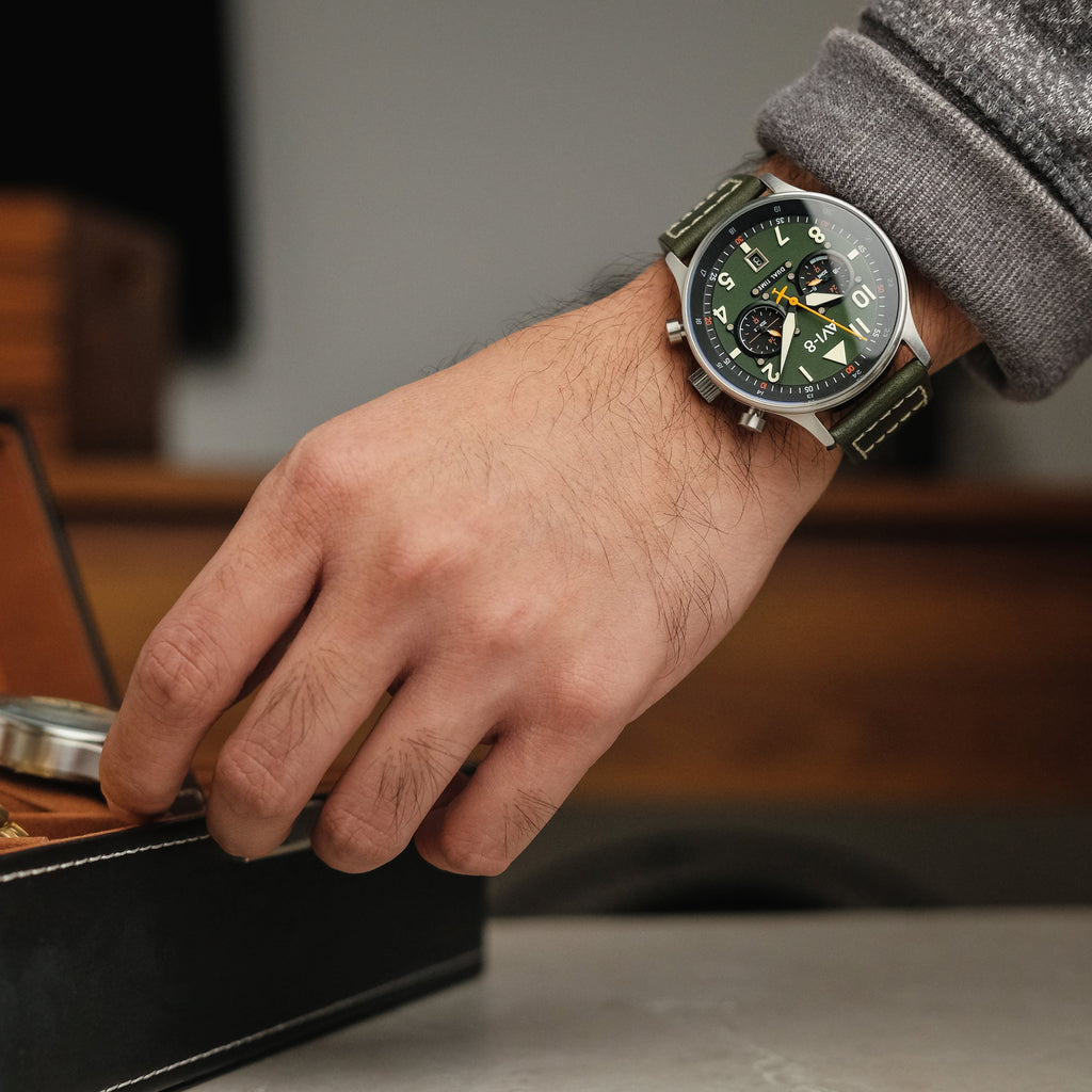AVI-8 Carey Dual Time Merville Watch