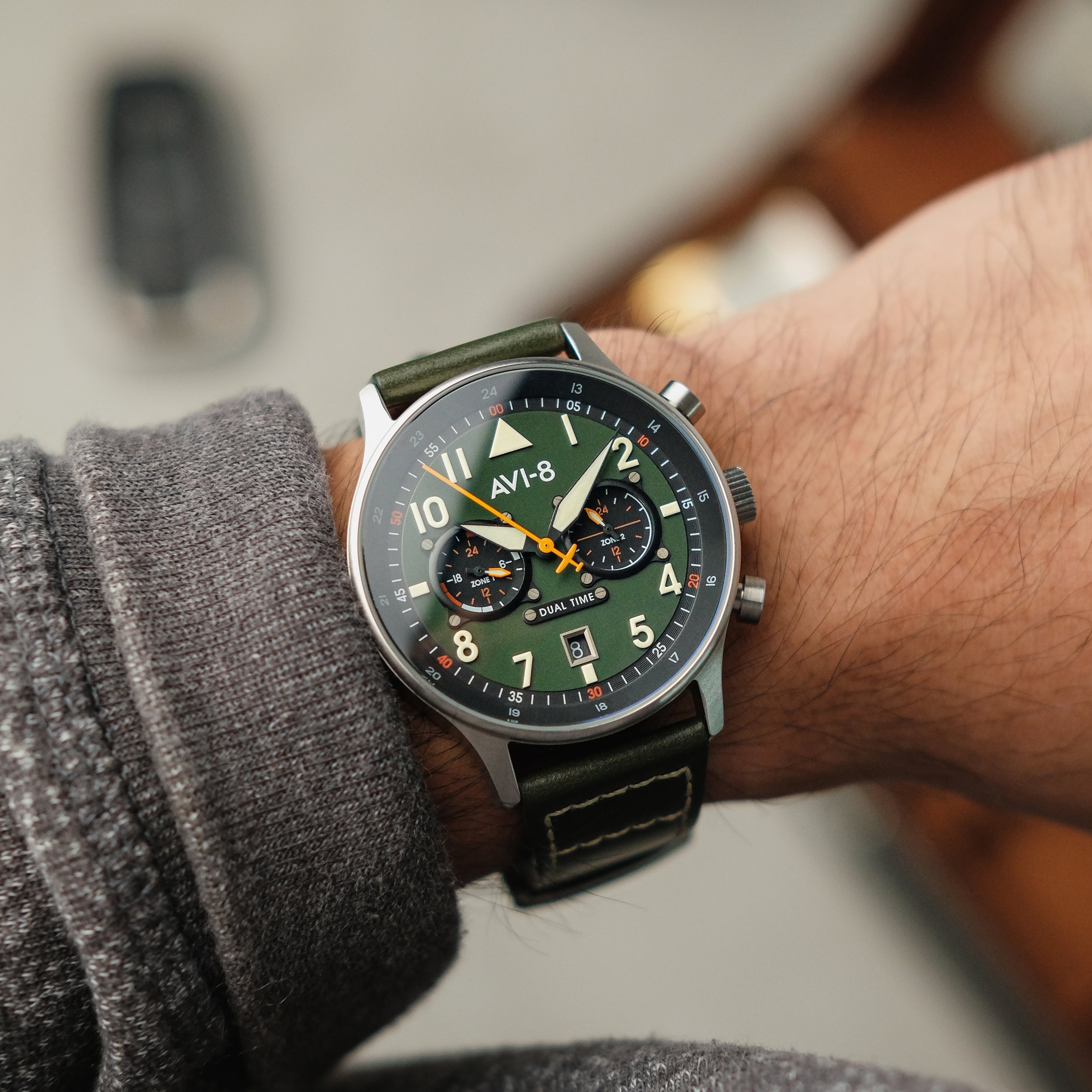 AVI-8 Carey Dual Time Merville Watch
