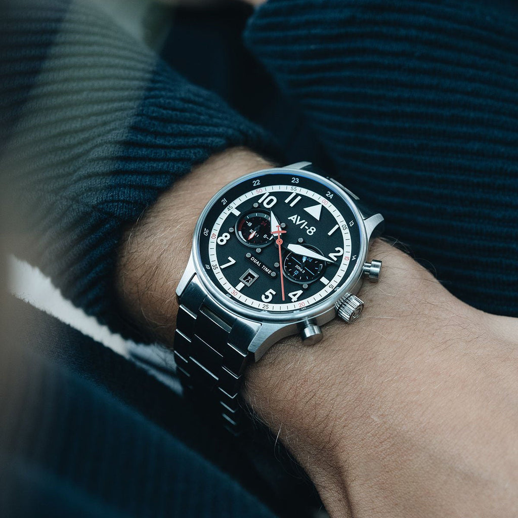 AVI-8 Carey Dual Time Rangoon Watch