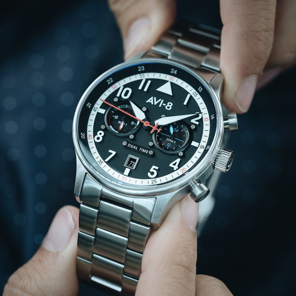 AVI-8 Carey Dual Time Rangoon Watch