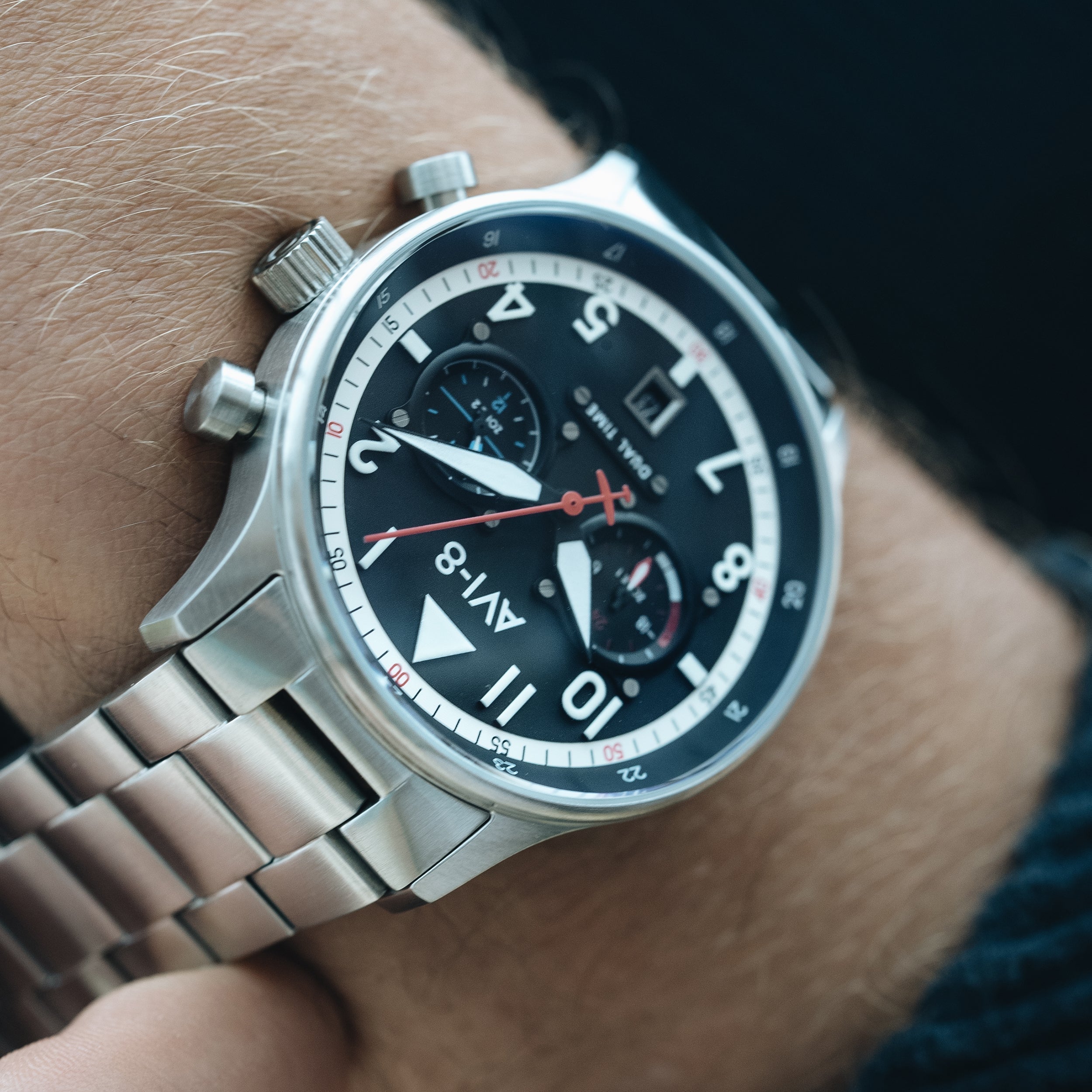 AVI-8 Carey Dual Time Rangoon Watch