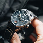 AVI-8 Spitfire Lock Blue Dial Chronograph Men's Watch