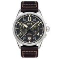 AVI-8 Spitfire Lock Chronograph Men's Black Brown Watch