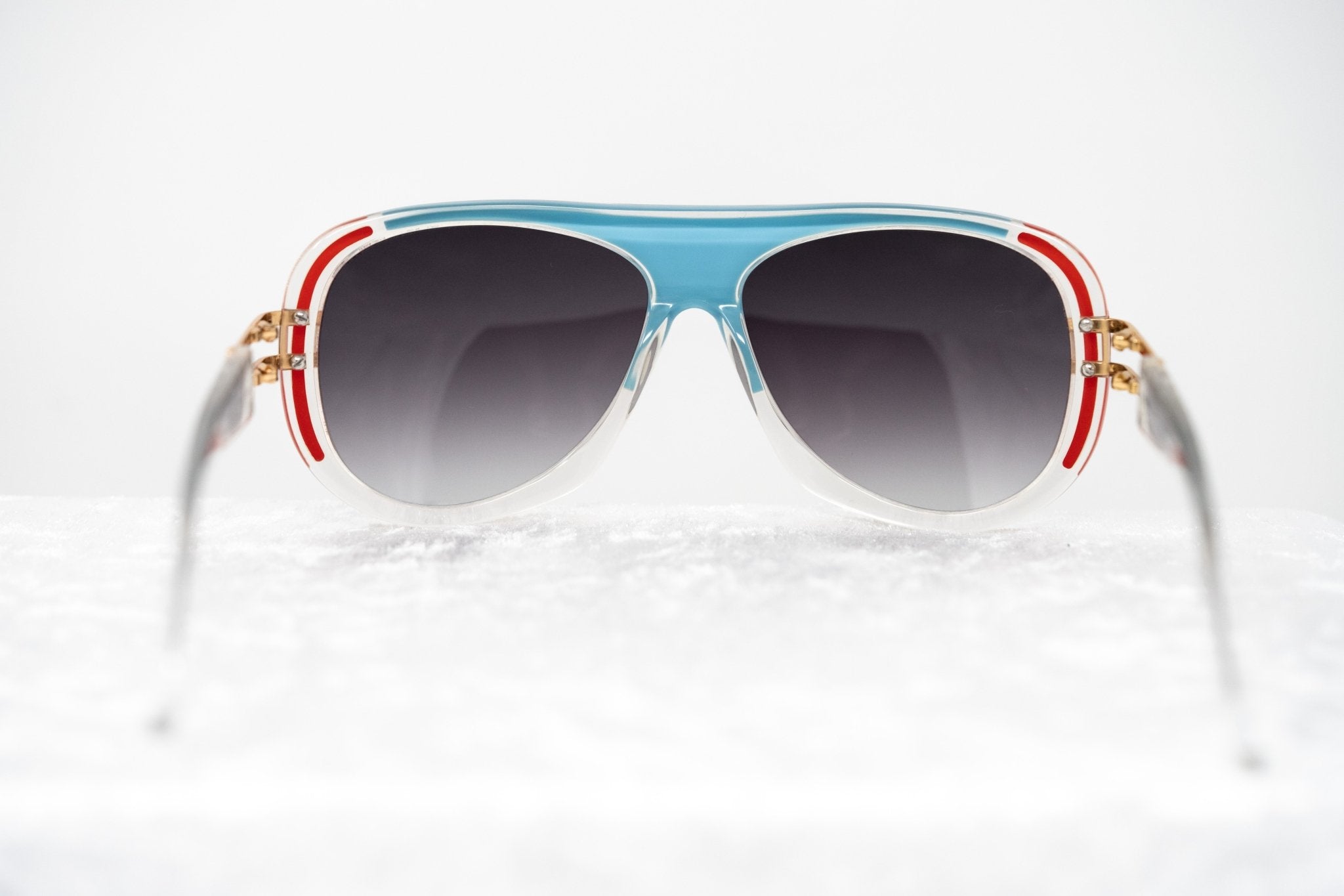 Prabal Gurung Sunglasses Blue Red and Grey