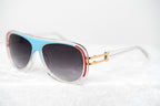 Prabal Gurung Sunglasses Blue Red and Grey