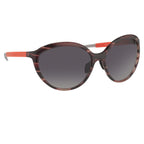 Prabal Gurung Sunglasses Oversized Pink and Grey