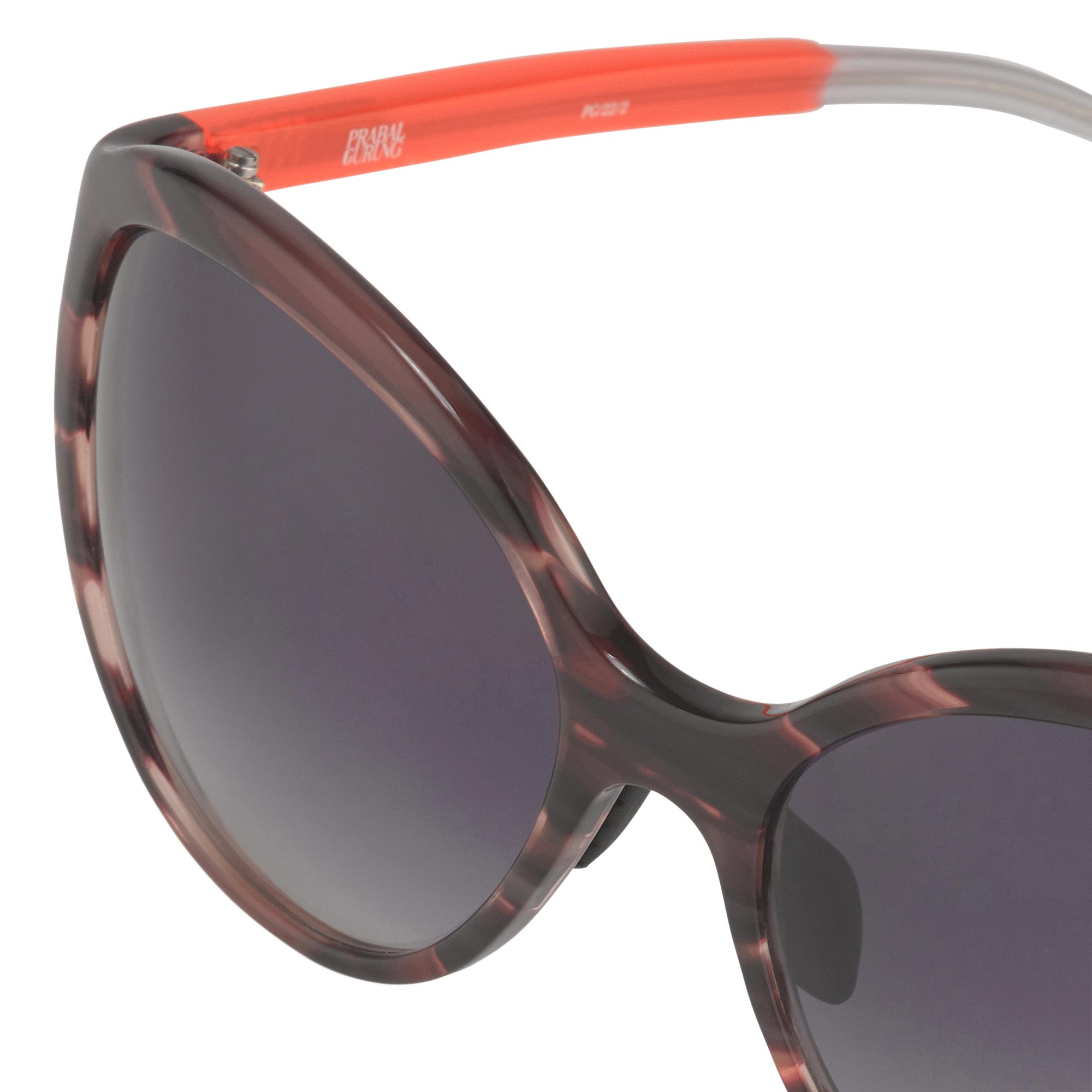Prabal Gurung Sunglasses Oversized Pink and Grey