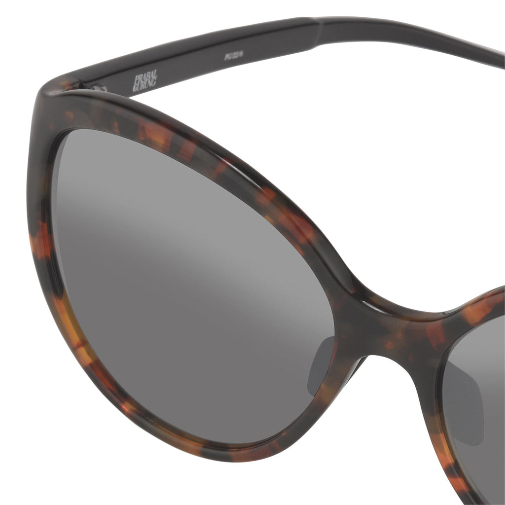 Prabal Gurung Sunglasses Oversized TortoiseShell and Grey