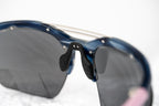 Prabal Gurung Sunglasses Special Blue Horn and Black