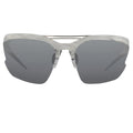 Prabal Gurung Sunglasses Special White Horn and Blue