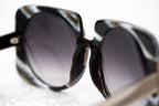 Prabal Gurung Sunglasses Square Brown and Grey