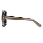 Prabal Gurung Sunglasses Square Brown and Grey