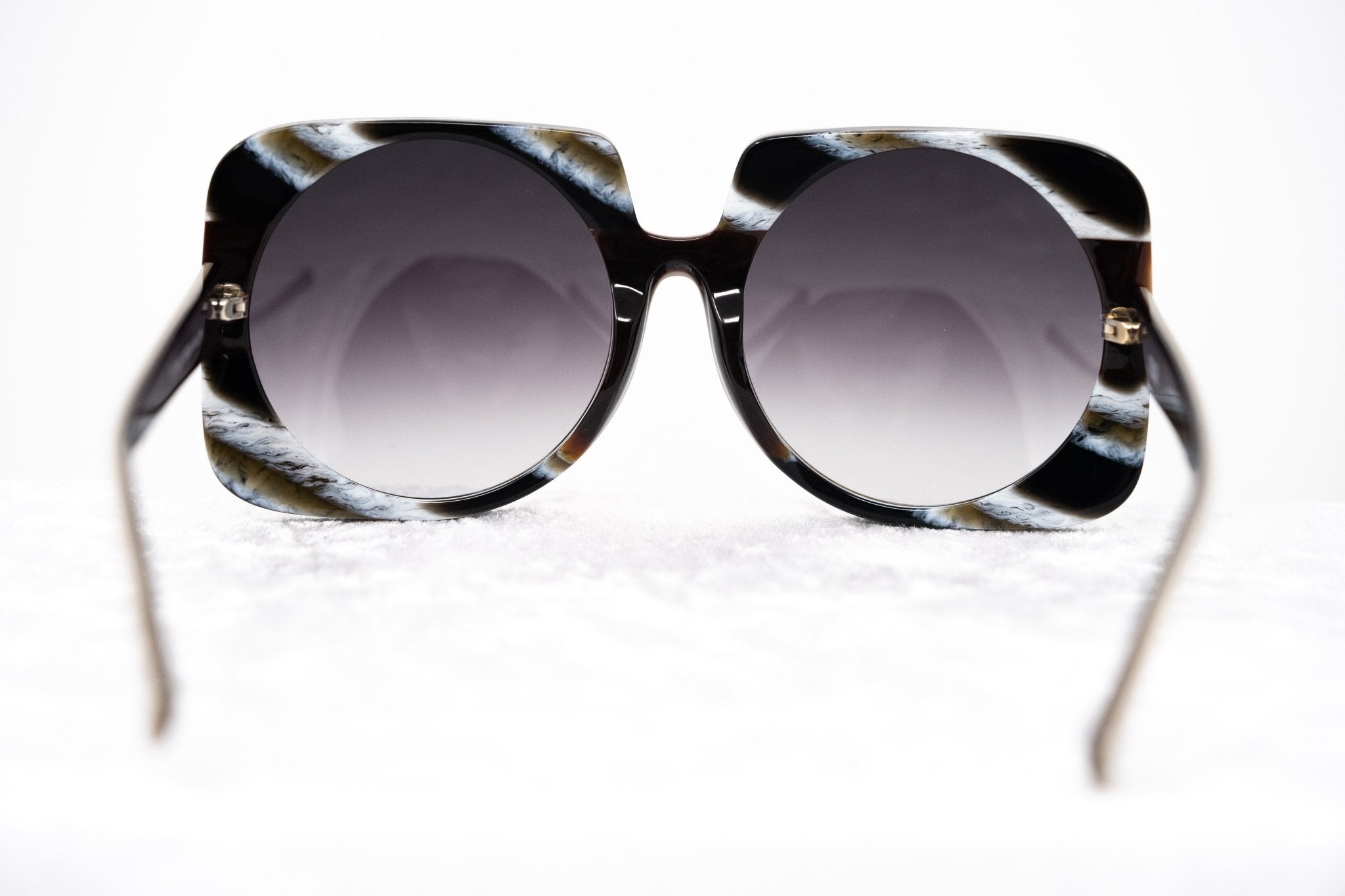 Prabal Gurung Sunglasses Square Brown and Grey
