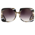 Prabal Gurung Sunglasses Square Brown and Grey