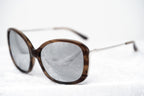 Prabal Gurung Sunglasses Oversized Tortoiseshell and Silver