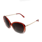 Prabal Gurung Sunglasses Oversized Red and Grey