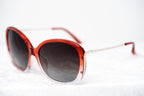 Prabal Gurung Sunglasses Oversized Red and Grey