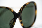 Prabal Gurung Sunglasses Oversized Tortoiseshell and Green