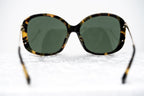 Prabal Gurung Sunglasses Oversized Tortoiseshell and Green