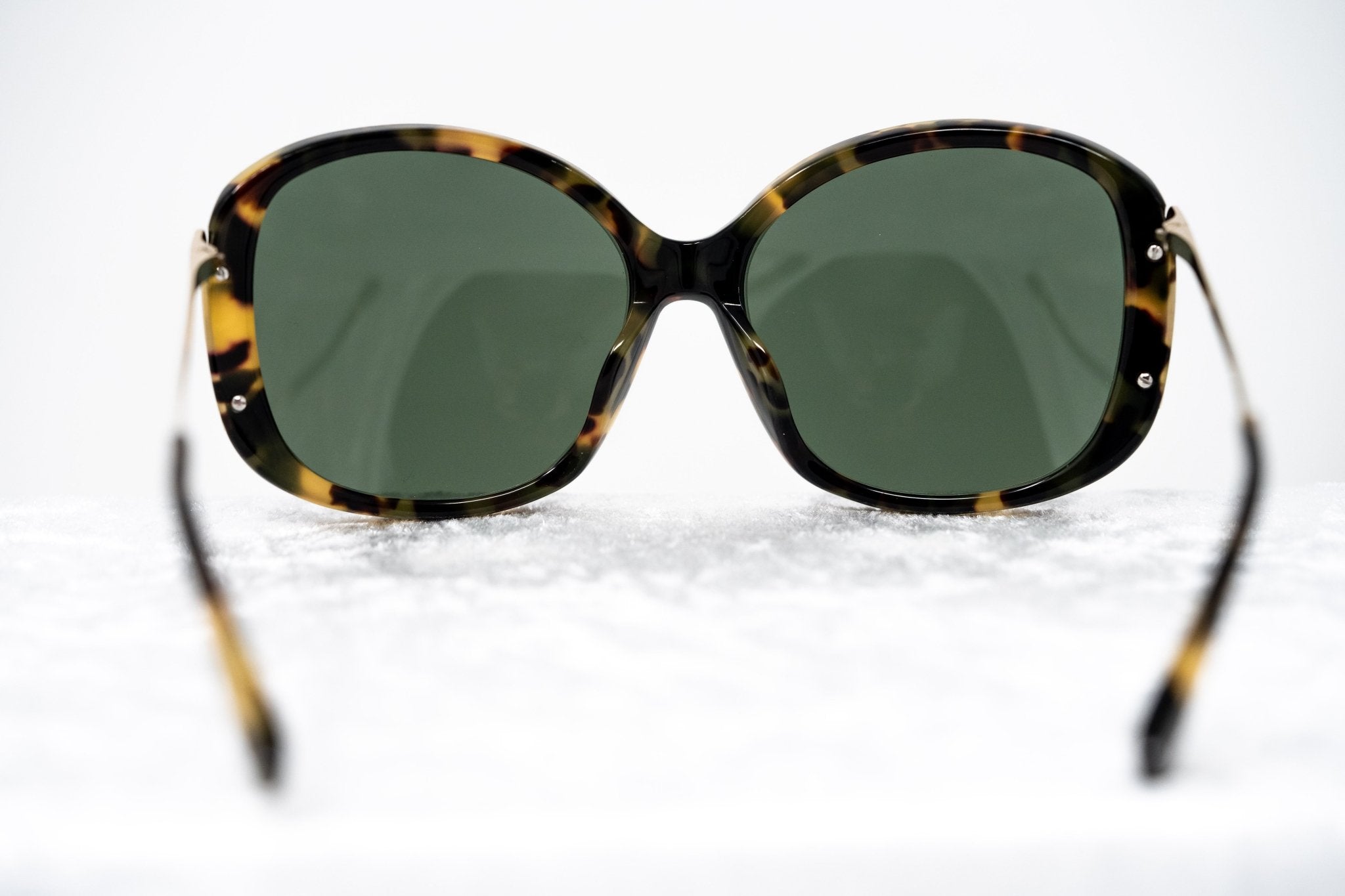 Prabal Gurung Sunglasses Oversized Tortoiseshell and Green