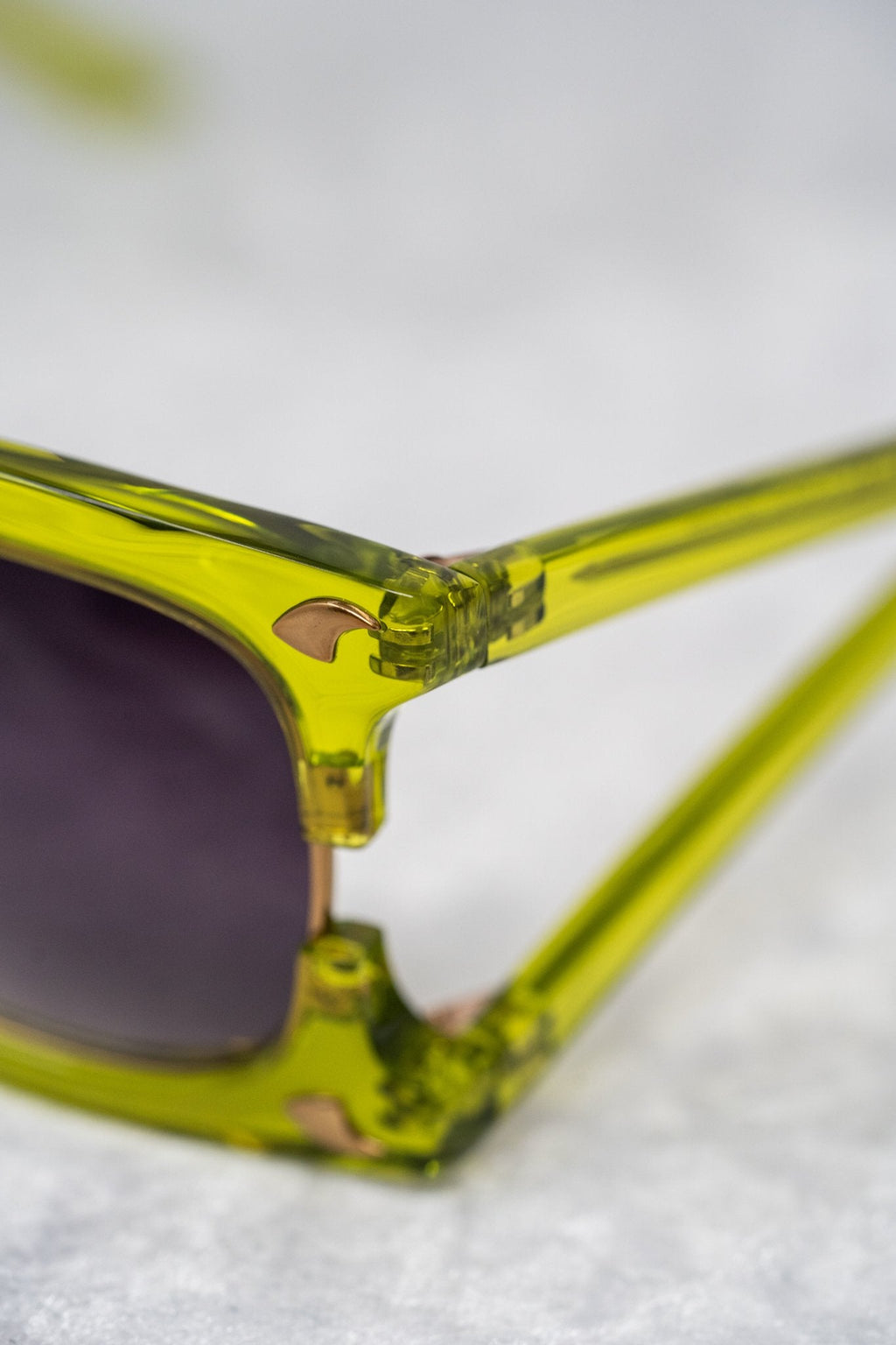 Prabal Gurung Sunglasses Rectangular Green and Purple