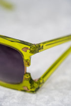 Prabal Gurung Sunglasses Rectangular Green and Purple