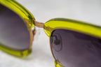 Prabal Gurung Sunglasses Rectangular Green and Purple