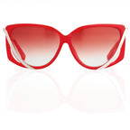 Prabal Gurung Sunglasses Rectangular Red