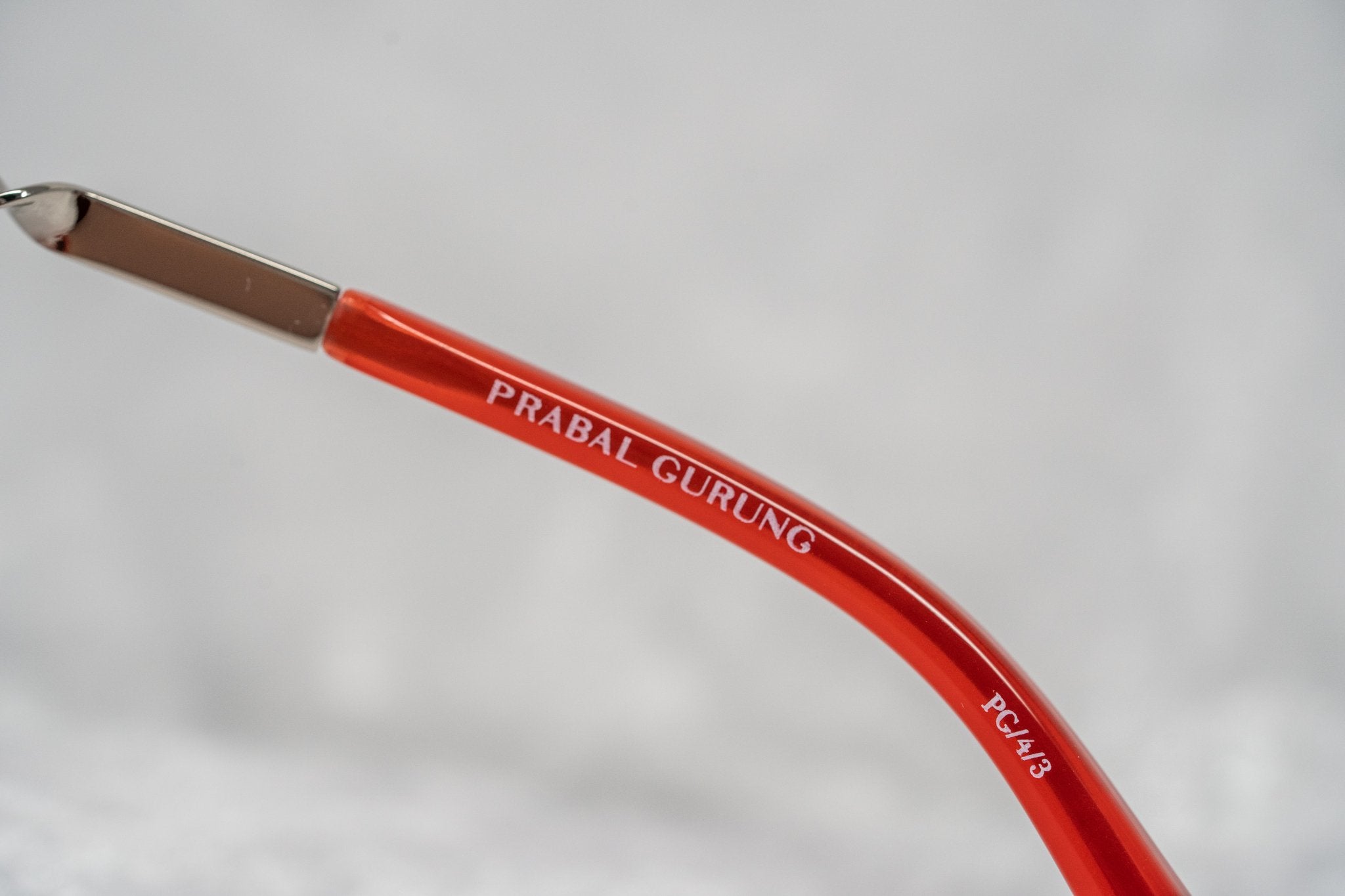 Prabal Gurung Sunglasses Rectangular Red